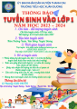 THÔNG BÁO TUYỂN SINH VÀO LỚP 1 NĂM HỌC 2023 - 20324
