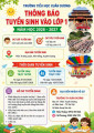 THÔNG BÁO TUYỂN SINH LỚP 1 NĂM HỌC 2026 - 2027